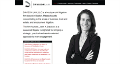 Desktop Screenshot of davisonlawllc.com